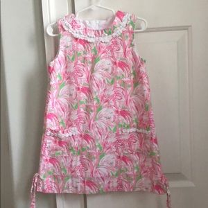 Lilly Pulitzer Girls size 5 Flamingo Dress